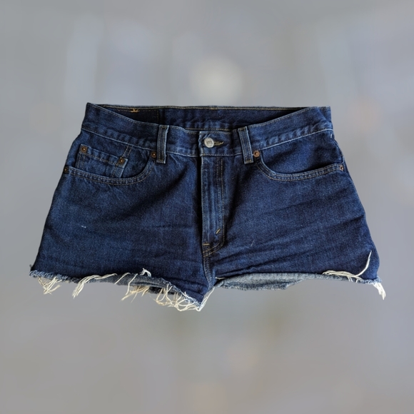 Levi's Pants - Distressed Levi's Cutoff Short